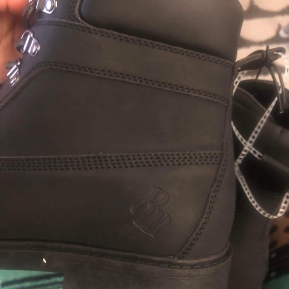 Brand new men beautiful black boots size 10.5 main image 5